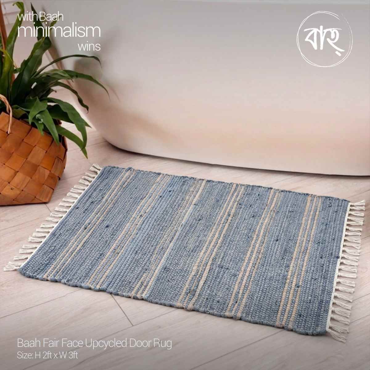 Baah Fair Face Upcycled Door Rug